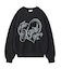 HEART SPRAY LOGO KNIT TOP