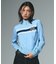 NUMBERING JACQUARD ZIP UP KNIT TOP