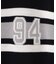 NUMBERING JACQUARD ZIP UP KNIT TOP