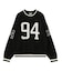 NUMBERING JACQUARD KNIT TOP