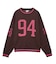 NUMBERING JACQUARD KNIT TOP