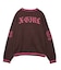 NUMBERING JACQUARD KNIT TOP