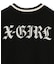 NUMBERING JACQUARD KNIT TOP
