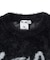LOGO JACQUARD SHAGGY KNIT TOP