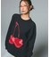 CHERRY JACQUARD KNIT TOP