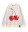 CHERRY JACQUARD KNIT TOP
