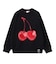 CHERRY JACQUARD KNIT TOP