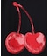 CHERRY JACQUARD KNIT TOP