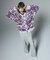 COLLAGE GRAPHIC JACQUARD KNIT CARDIGAN