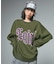 SCRATCHED LOGO JACQUARD KNIT TOP