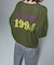 SCRATCHED LOGO JACQUARD KNIT TOP