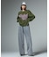 SCRATCHED LOGO JACQUARD KNIT TOP