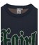 SCRATCHED LOGO JACQUARD KNIT TOP