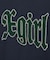 SCRATCHED LOGO JACQUARD KNIT TOP