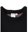 SCRATCHED LOGO JACQUARD KNIT TOP