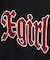 SCRATCHED LOGO JACQUARD KNIT TOP