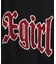 SCRATCHED LOGO JACQUARD KNIT TOP
