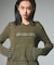 FADED WOVEN MIX KNIT HOODIE