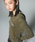 FADED WOVEN MIX KNIT HOODIE