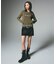 FADED WOVEN MIX KNIT HOODIE