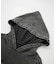 FADED WOVEN MIX KNIT HOODIE