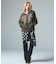 COLLEGE LOGO JACQUARD ZIP UP KNIT HOODIE