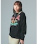 COLLEGE LOGO JACQUARD ZIP UP KNIT HOODIE