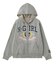 COLLEGE LOGO JACQUARD ZIP UP KNIT HOODIE