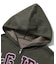 COLLEGE LOGO JACQUARD ZIP UP KNIT HOODIE