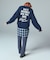 CURSIVE LOGO AND FACE JACQUARD KNIT TOP