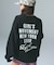 CURSIVE LOGO AND FACE JACQUARD KNIT TOP