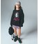 CURSIVE LOGO AND FACE JACQUARD KNIT TOP