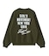 CURSIVE LOGO AND FACE JACQUARD KNIT TOP