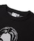 CURSIVE LOGO AND FACE JACQUARD KNIT TOP