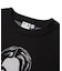 CURSIVE LOGO AND FACE JACQUARD KNIT TOP