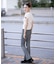 GINGHAM EASY PANTS