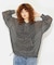 RETRO PATTERN MESH HOODIE
