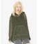 RETRO PATTERN MESH HOODIE