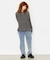 RETRO PATTERN MESH HOODIE