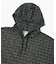RETRO PATTERN MESH HOODIE