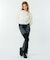 JERSEY WOVEN MIX PANTS