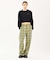 PLAID STRAIGHT LEG PANTS