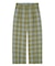 PLAID STRAIGHT LEG PANTS