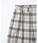 PLAID STRAIGHT LEG PANTS