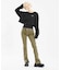 LOW RISE SKINNY STRAIGHT LEG PANTS