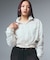 FACE LABEL SHEER SHIRT JACKET