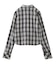 SHIRRED PLAID SHIRT