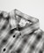 SHIRRED PLAID SHIRT