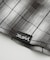 SHIRRED PLAID SHIRT