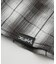 SHIRRED PLAID SHIRT